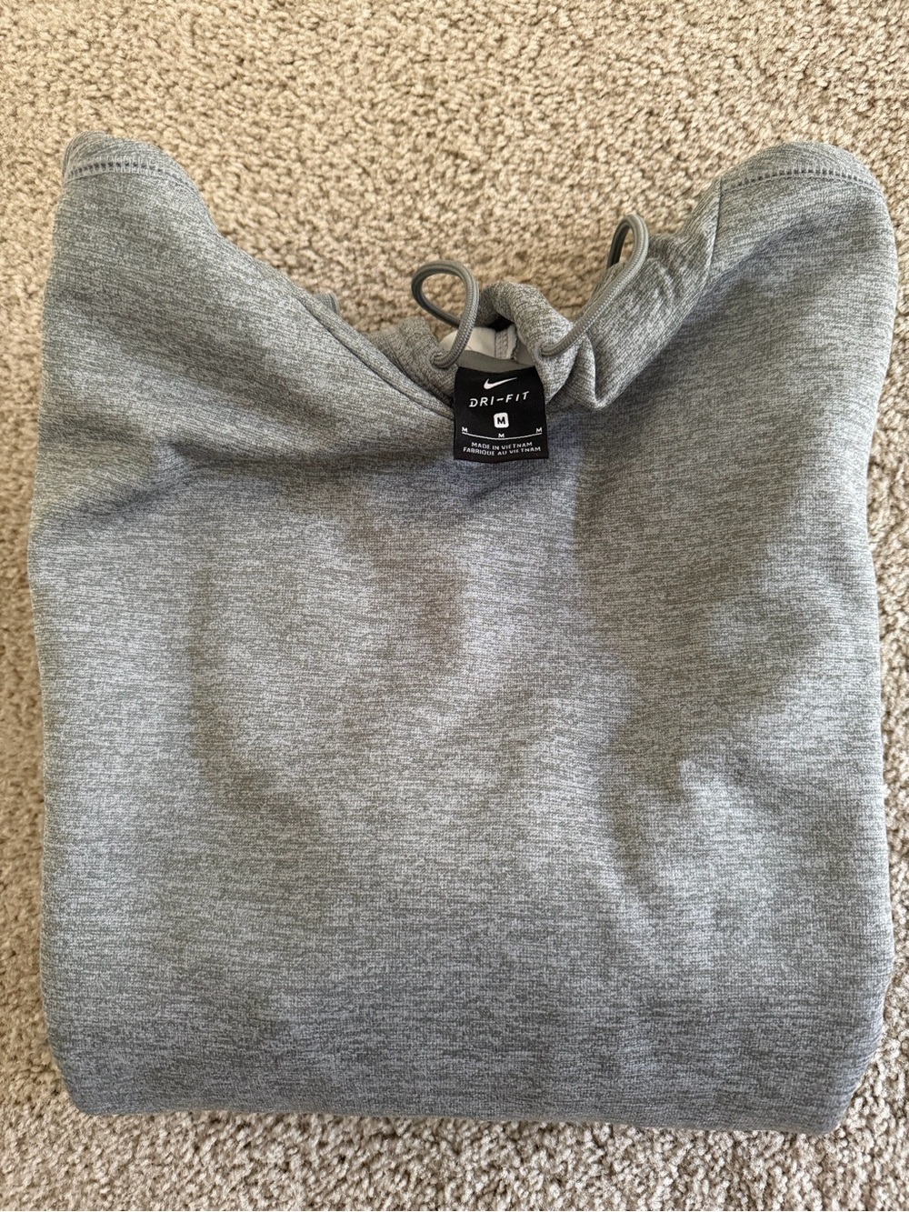Nike Men's Gray Dri-FIT Pullover Hoodie New no tag medium